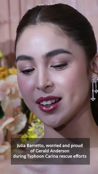 Julia Barretto proud of BF Gerald Anderson's heroics during .